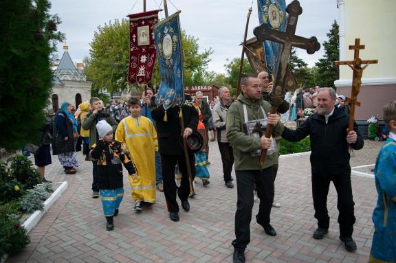 Religious procession in Feodosia