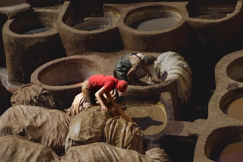 Leather workers
