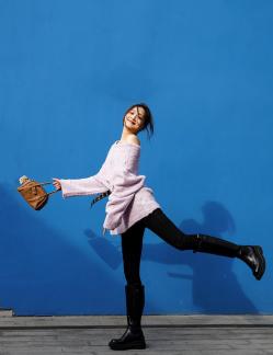 playful girl