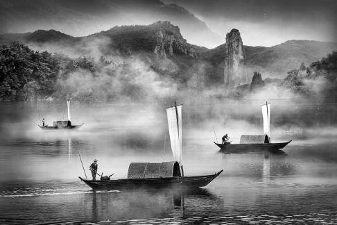 Three boats