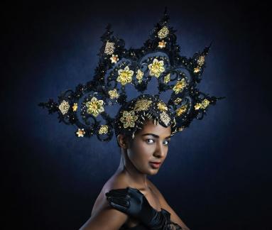 Black colorful lady