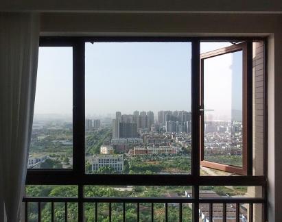 Outside the window
