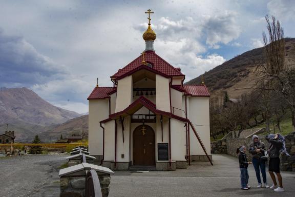 Temple in the mountains