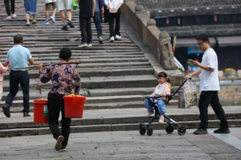 Crossing a small bridge 2