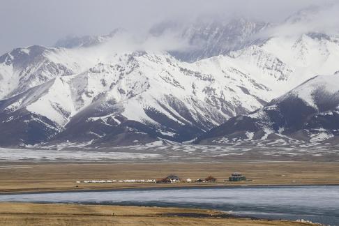 Seeing the snow capped mountains 9