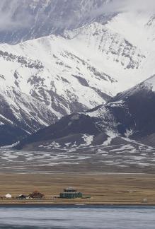 Seeing the snow capped mountains 11