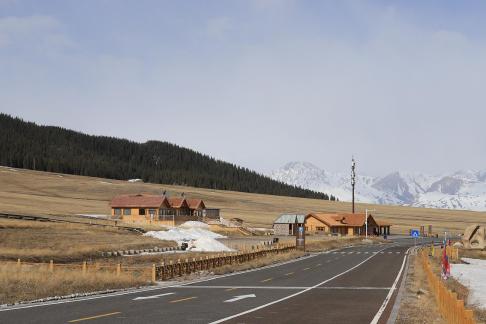 Seeing the snow capped mountains 31