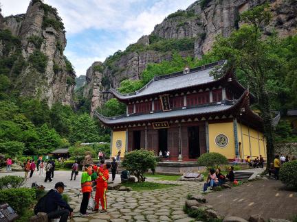 Ancient temple in spring 1