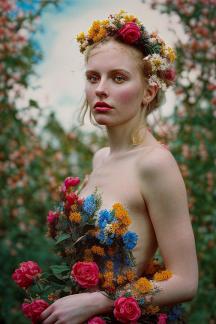 Flowers and a Maiden 7
