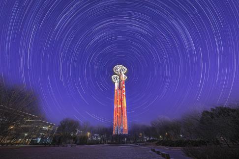 The night of Beijing Olympic Tower5