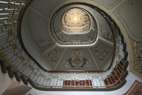 Riga Latvia Art Deco Staircase 2