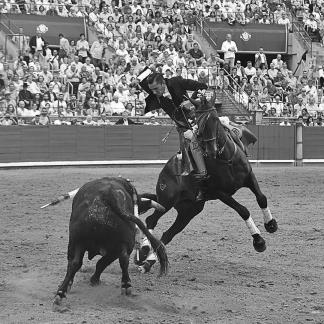 Baderillas a caballo