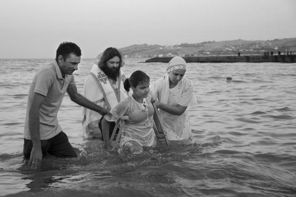 Baptism at sea
