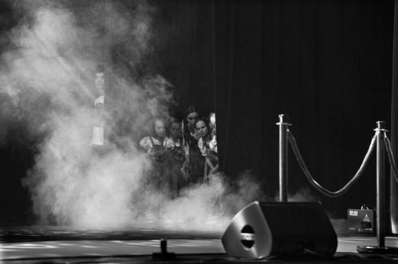 From behind the scenes