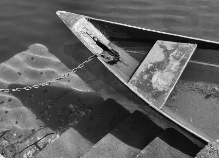Boat and stairs