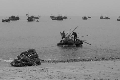 Fishing boats at sea 32