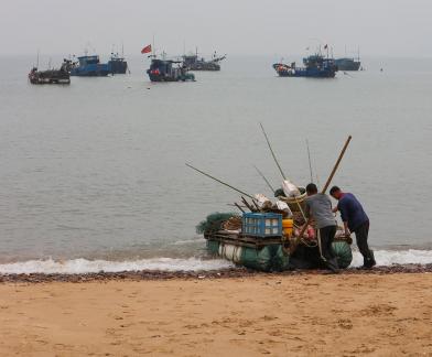 Fishing boats at sea 20