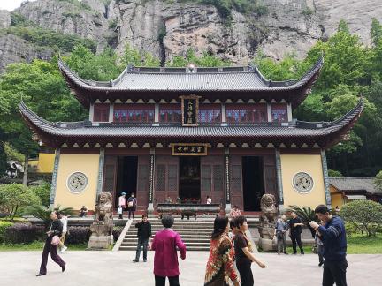 Ancient temple in spring 2