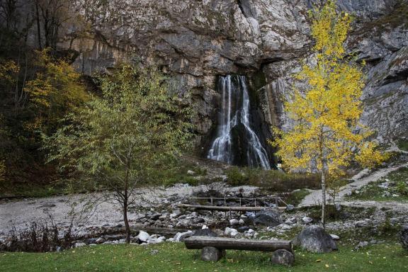 Waterfall in Abkhazia