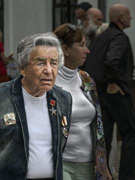 The medal bearer