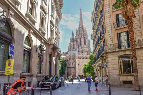Barcelona city streets