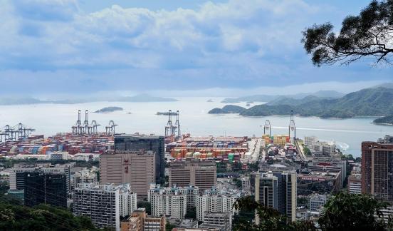 Overlooking Yantian Port
