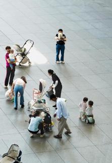 People with children