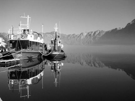 Reflection in the bay