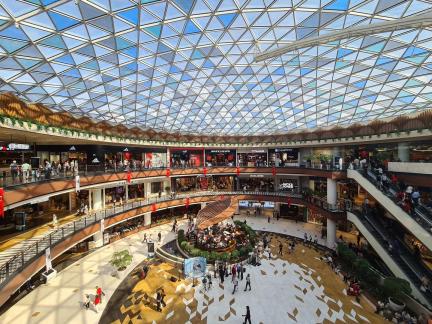 In the shopping mail