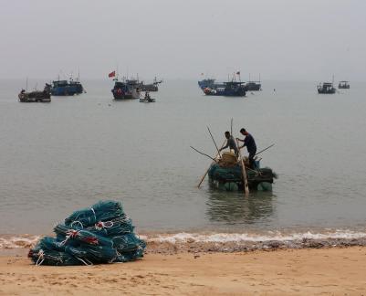 Fishing boats at sea 33