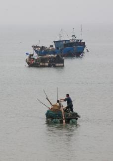 Fishing boats at sea 36