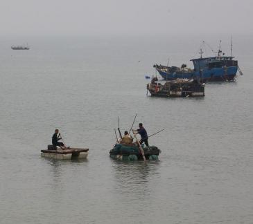 Fishing boats at sea 38