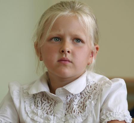 First-grader Alisa Anatolyevna