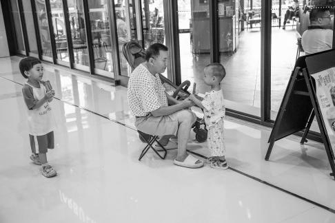 Strolling around the mall 11