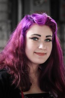 Girl with Purple Hair