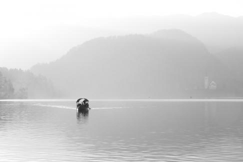 Boat in Mists 2