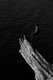 On the rock