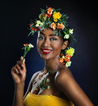 Flowers woman