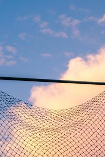 The sunset of the stadium 1