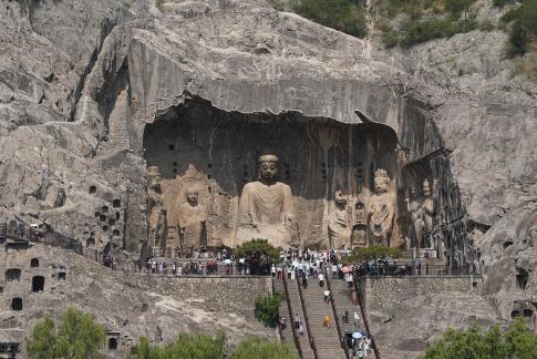 Lushena Buddha in Longmen Grottoes