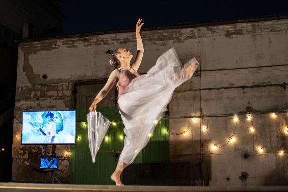 Girl with an umbrella-4