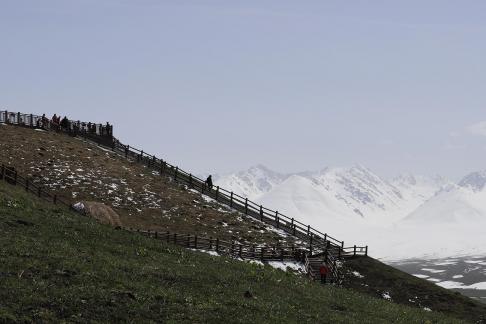 Seeing the snow capped mountains 20
