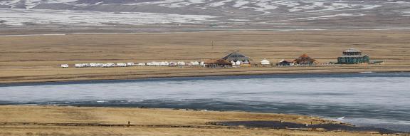 Seeing the snow capped mountains 29