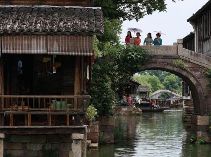 Crossing the Water Town Bridge 6