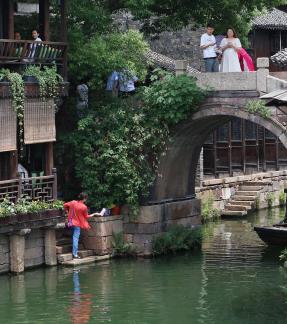 Crossing the Water Town Bridge 3