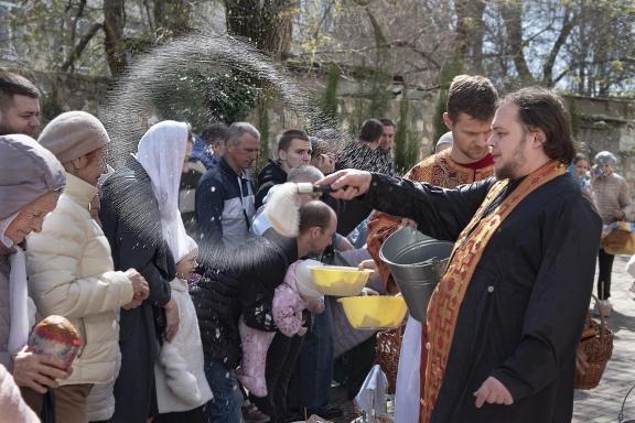 Blessing of Easter cakes