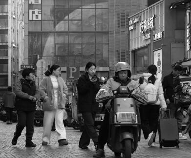 Walking down the street 2