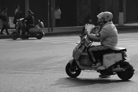 Walking down the street 3