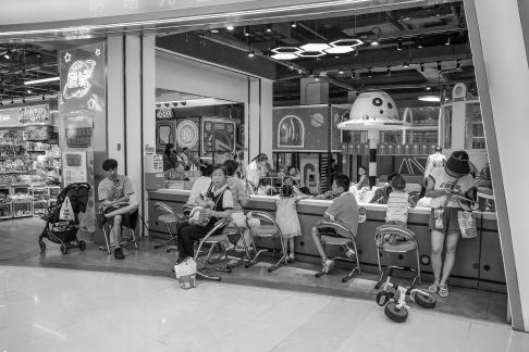 Strolling around the mall 25