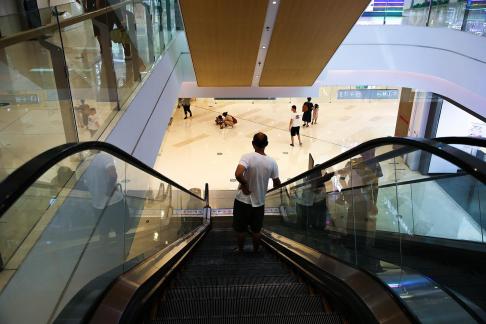 Strolling around the mall 17